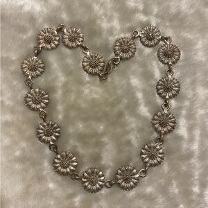 🍀VTG Signed EH Eivind Hillestad Daisy Necklace